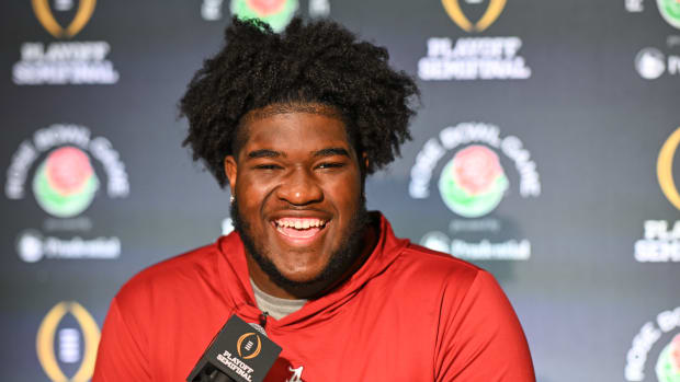Tyler Booker, Rose Bowl media availability